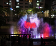 음악분수 사진
