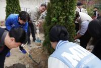 100만 그루 나무심기 행사 참석